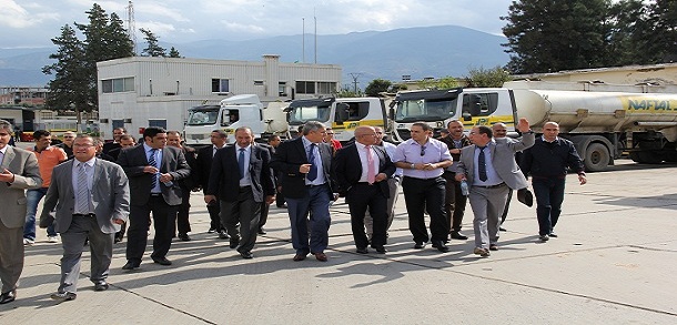 Le président Directeur Général inspecte les Districts de Naftal à Blida