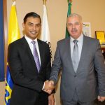 <strong>Le Président Directeur Général reçoit le Vice-Président de la société émiratie ADNOC </strong>