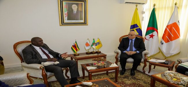 Le Président Directeur Général reçoit l’Ambassadeur du Zimbabwe à Alger