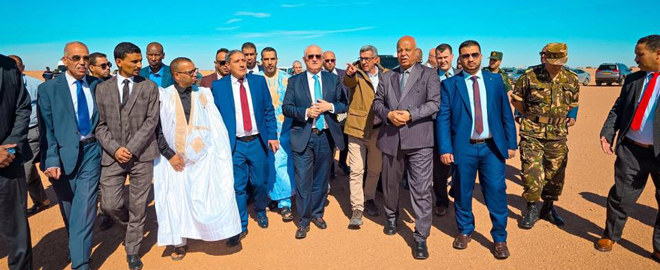Le Président Directeur Général de Naftal effectue une visite de travail et d’inspection dans la wilaya de Tindouf